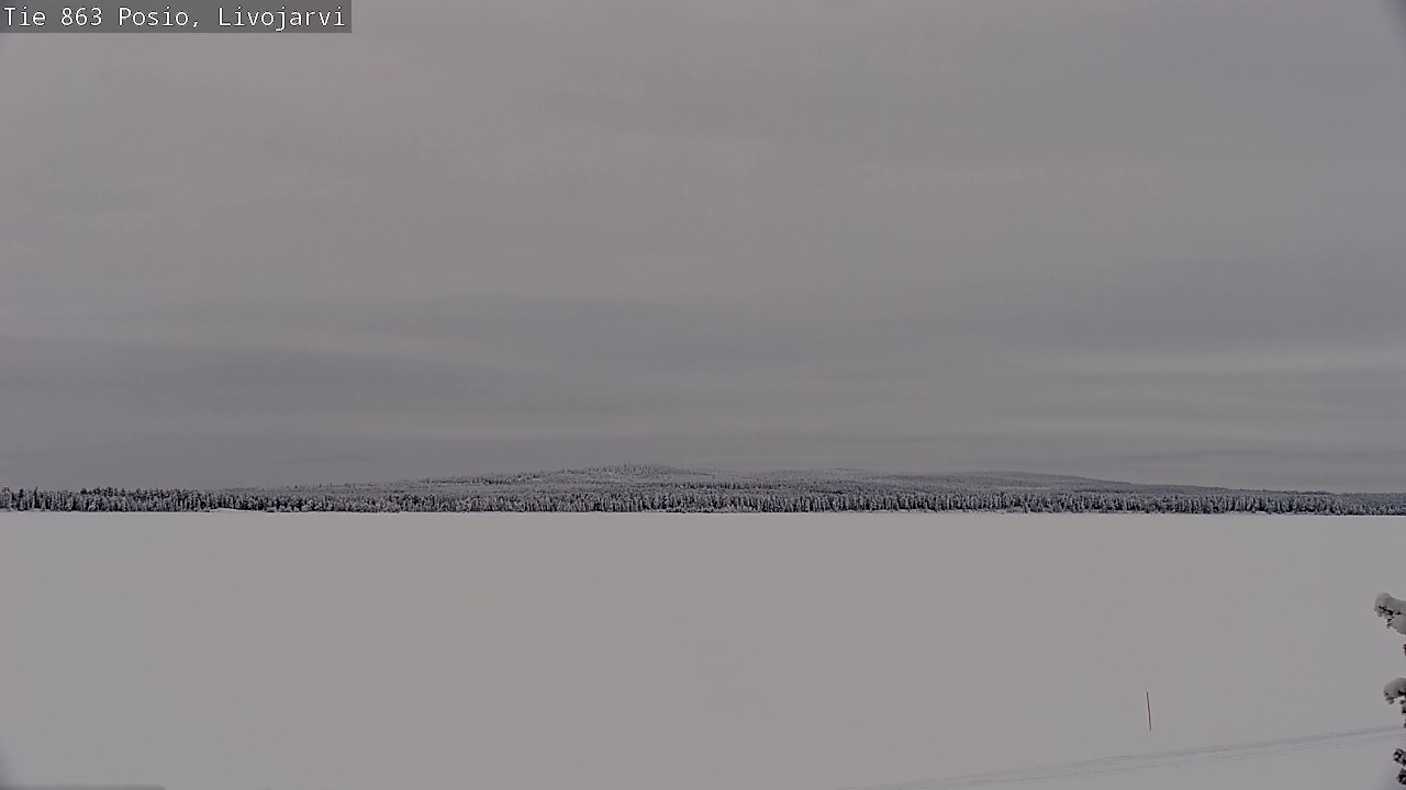 Kelikamerat Kuva Tie 863 Livojärvi, Posio, Lappi