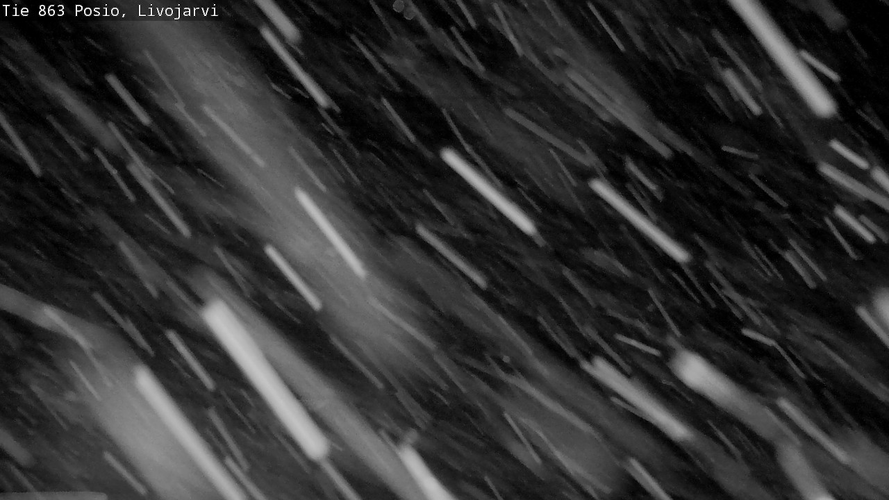 Weather Camera Image Road 863 Livojärvi, Posio, Lappi