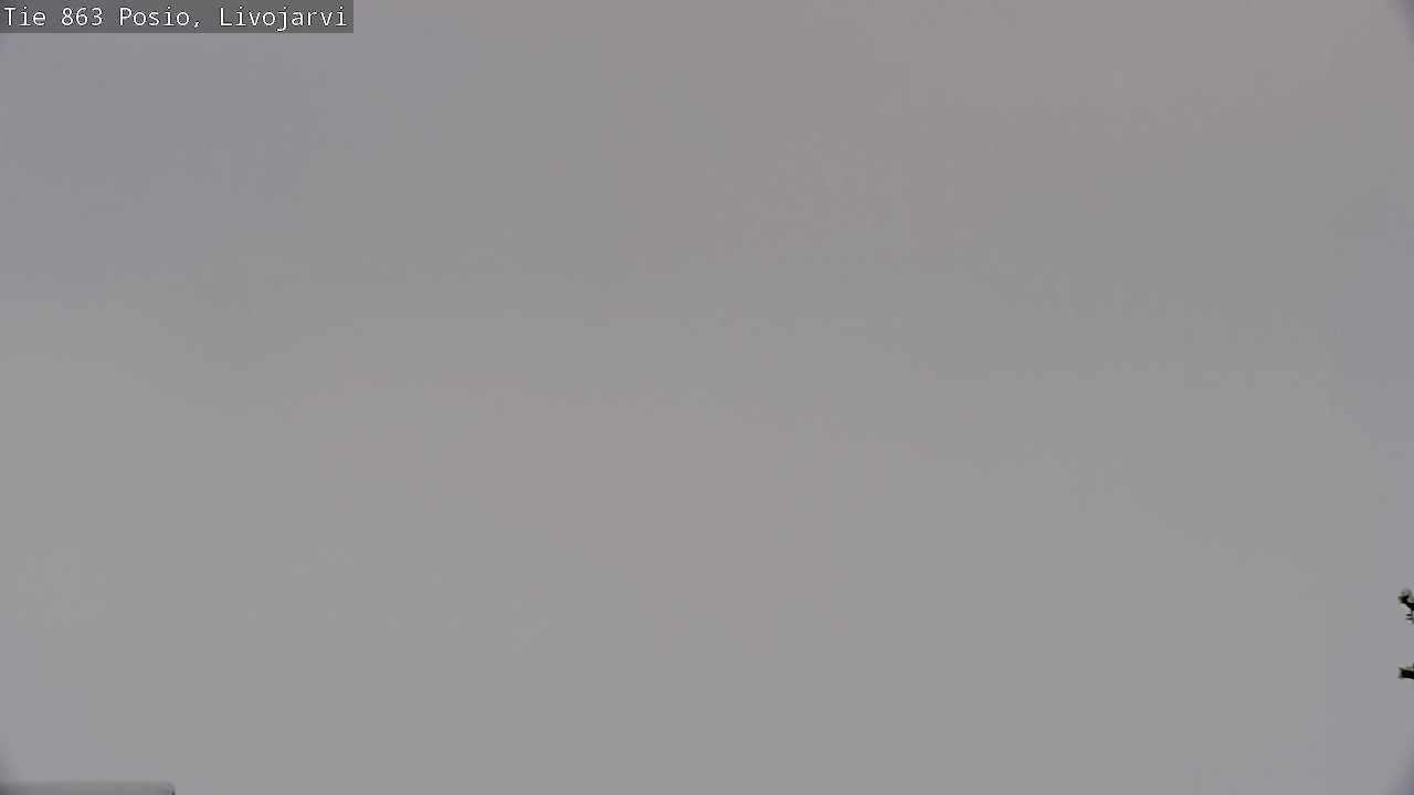 Weather Camera Image Väg 863 Livojärvi, Posio, Lappi