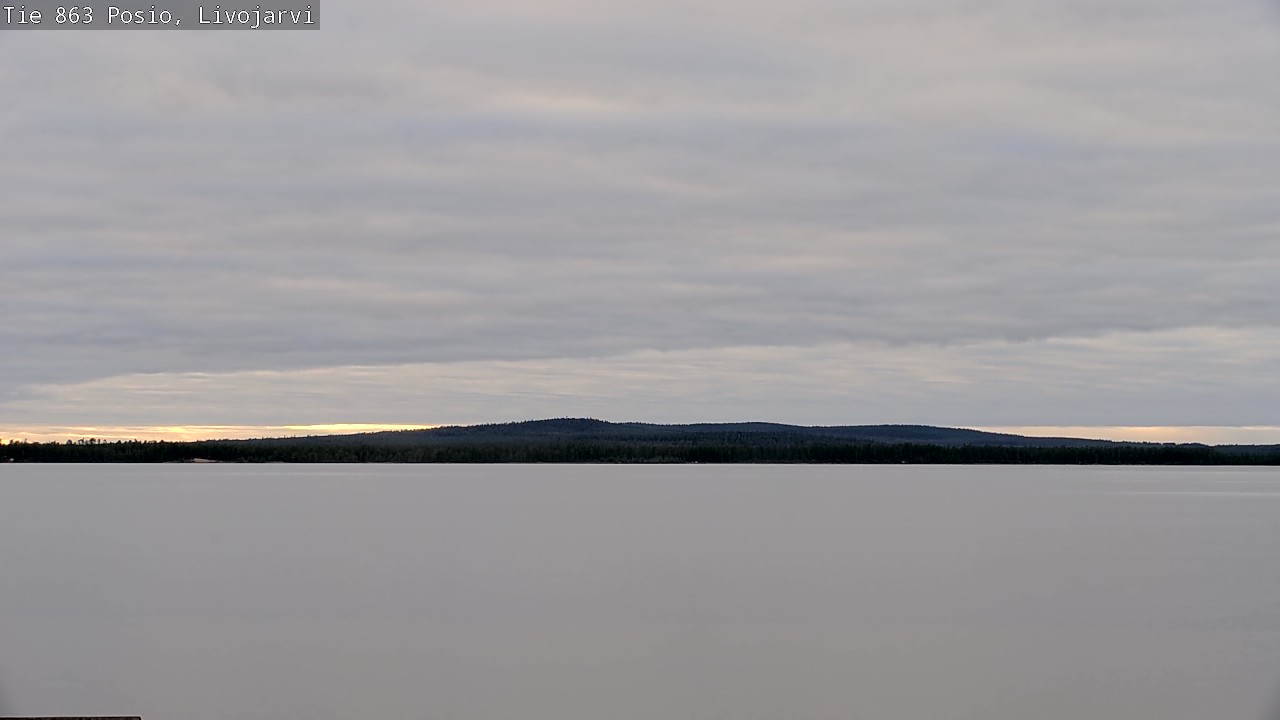 Kelikamerat Kuva Tie 863 Livojärvi, Posio, Lappi