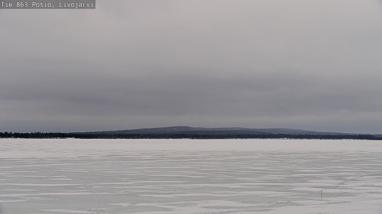 Weather Camera Image Road 863 Livojärvi, Posio, Lappi