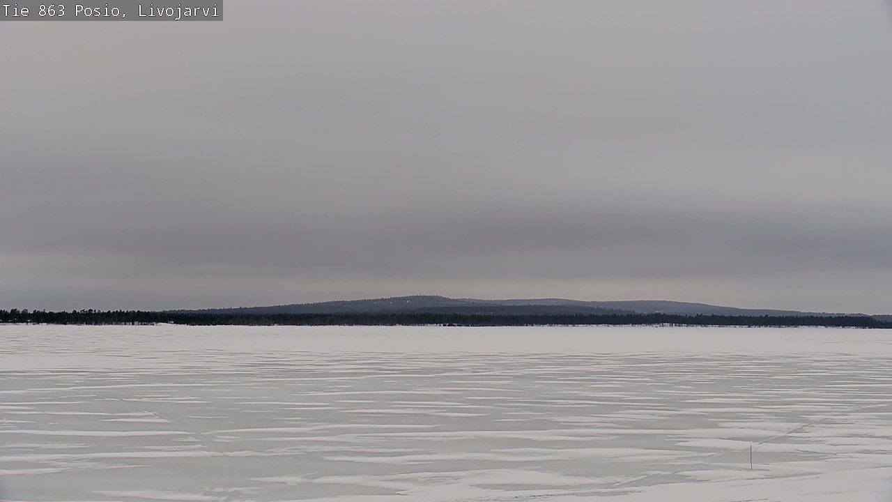 Weather Camera Image Road 863 Livojärvi, Posio, Lappi