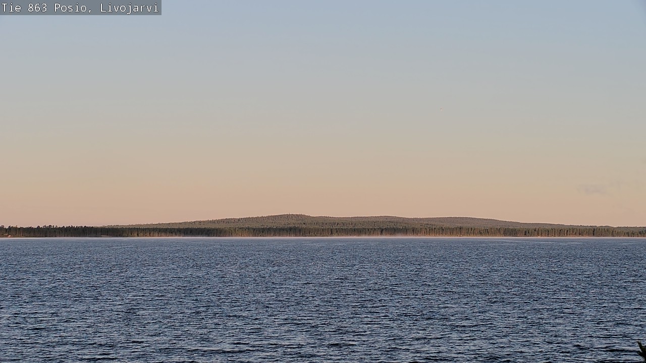 Weather Camera Image Road 863 Livojärvi, Posio, Lappi