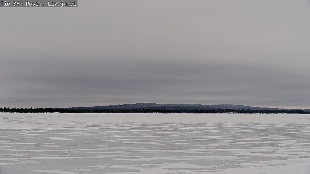 Weather Camera Image Road 863 Livojärvi, Posio, Lappi