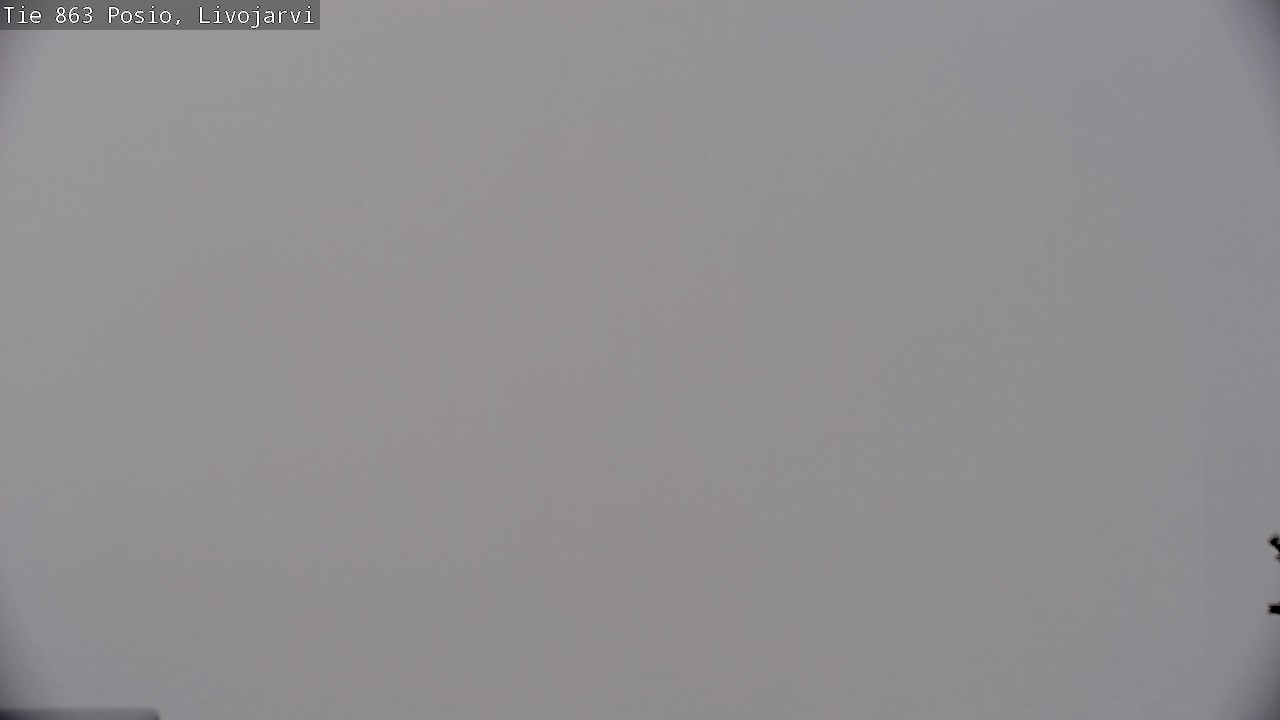 Weather Camera Image Väg 863 Livojärvi, Posio, Lappi