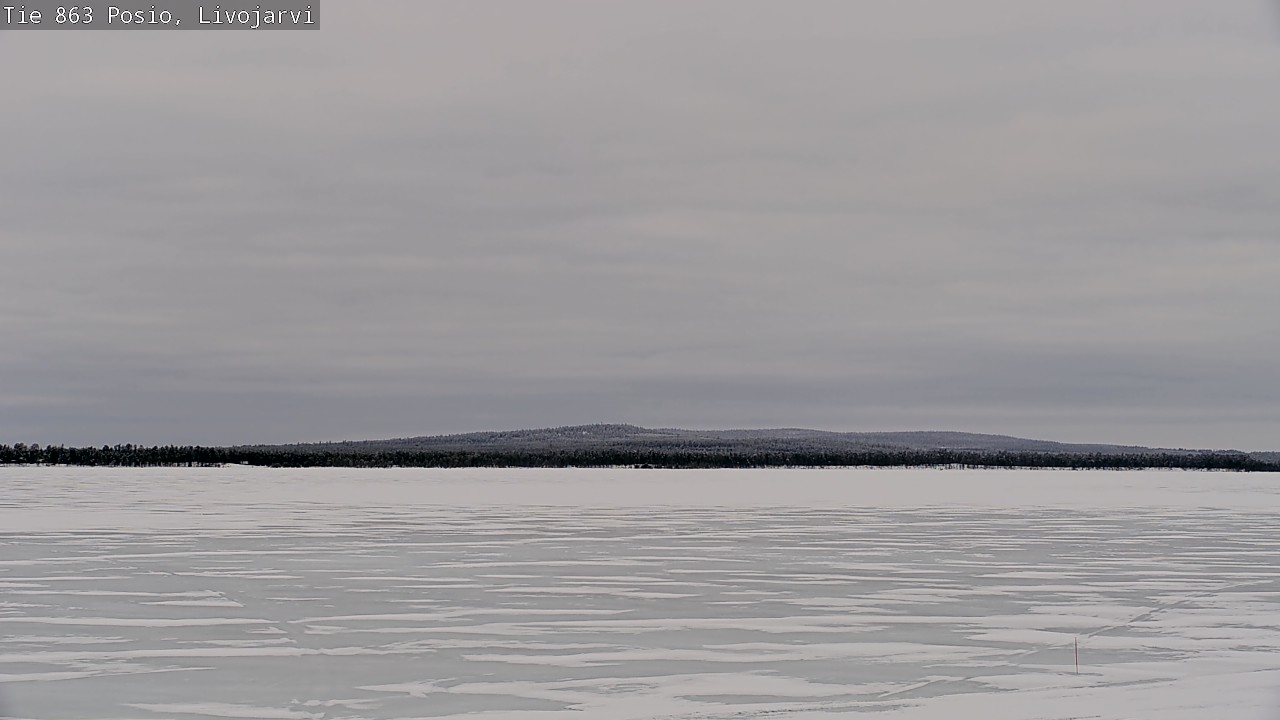 Weather Camera Image Road 863 Livojärvi, Posio, Lappi