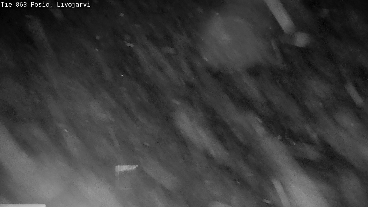 Weather Camera Image Road 863 Livojärvi, Posio, Lappi