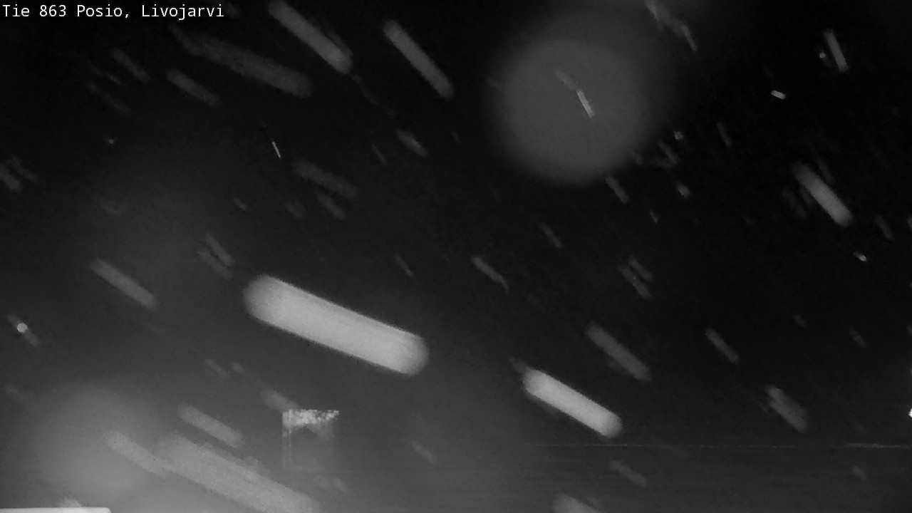 Weather Camera Image Road 863 Livojärvi, Posio, Lappi