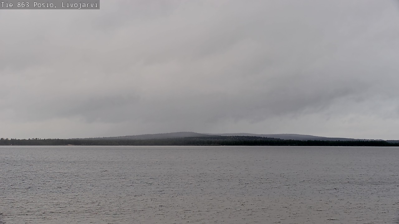 Weather Camera Image Väg 863 Livojärvi, Posio, Lappi
