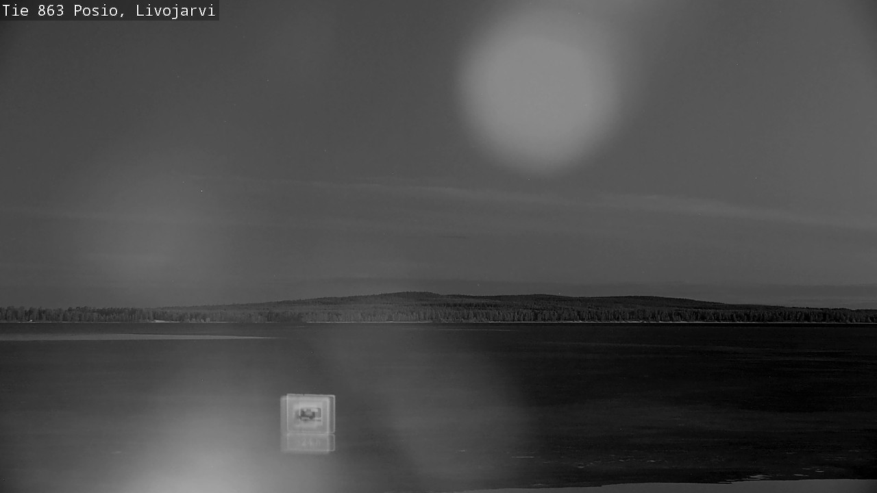 Weather Camera Image Väg 863 Livojärvi, Posio, Lappi