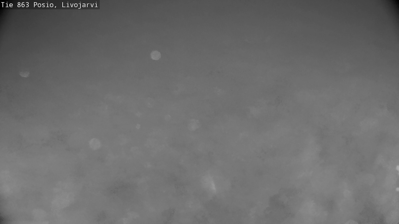 Weather Camera Image Väg 863 Livojärvi, Posio, Lappi