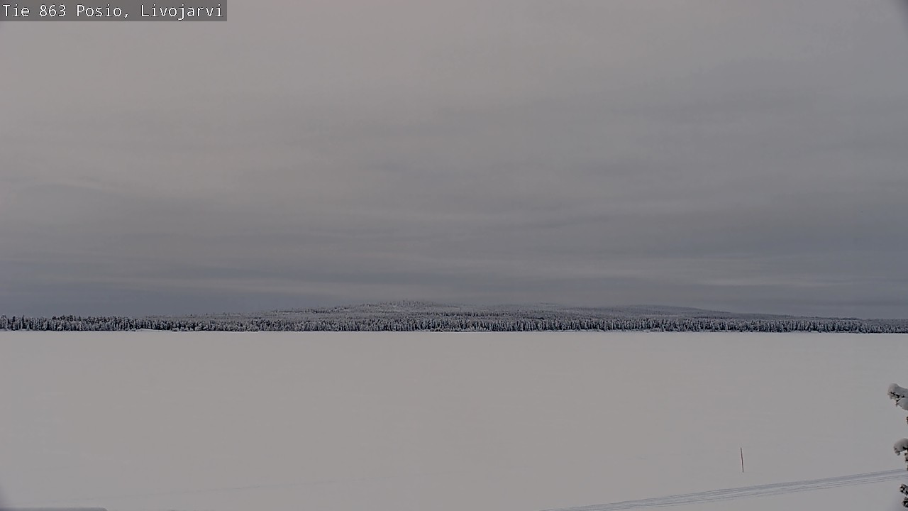 Kelikamerat Kuva Tie 863 Livojärvi, Posio, Lappi