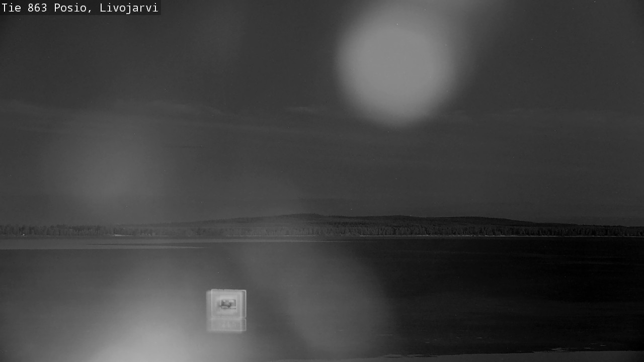 Weather Camera Image Väg 863 Livojärvi, Posio, Lappi