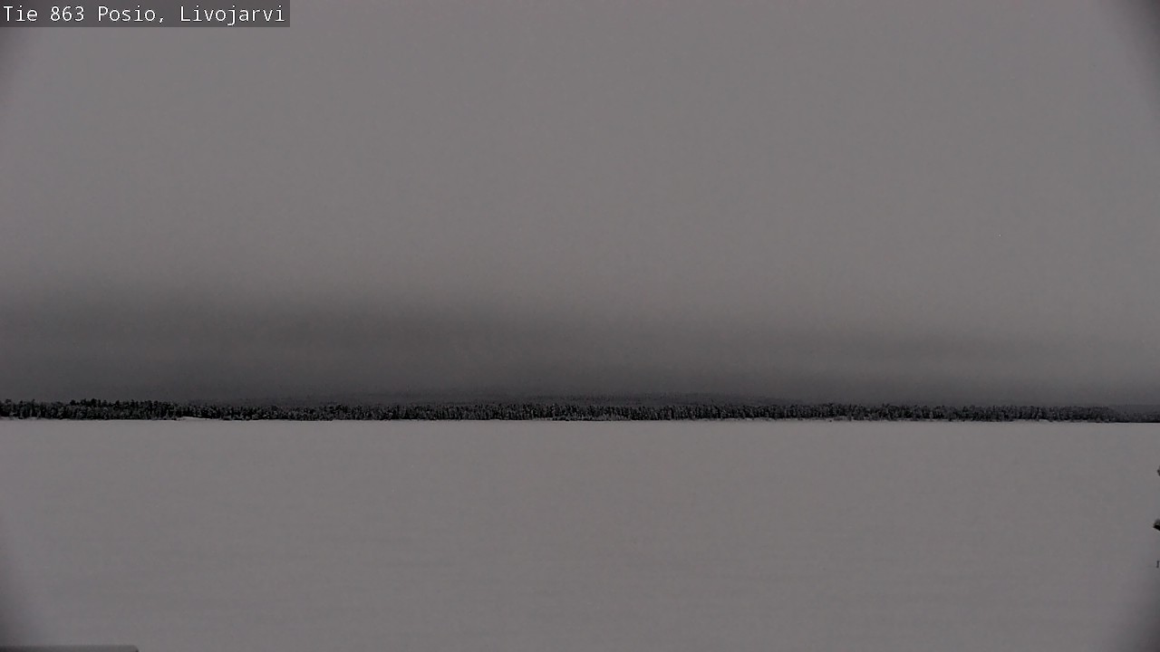 Weather Camera Image Road 863 Livojärvi, Posio, Lappi