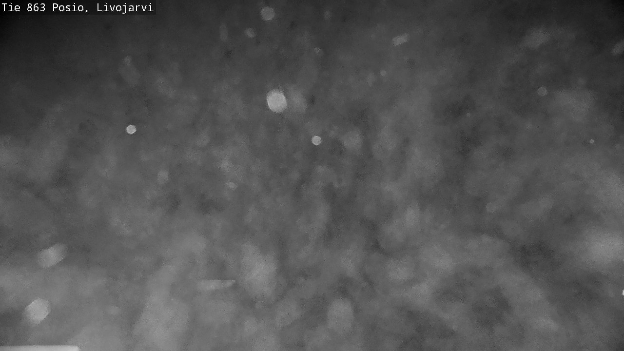 Weather Camera Image Road 863 Livojärvi, Posio, Lappi
