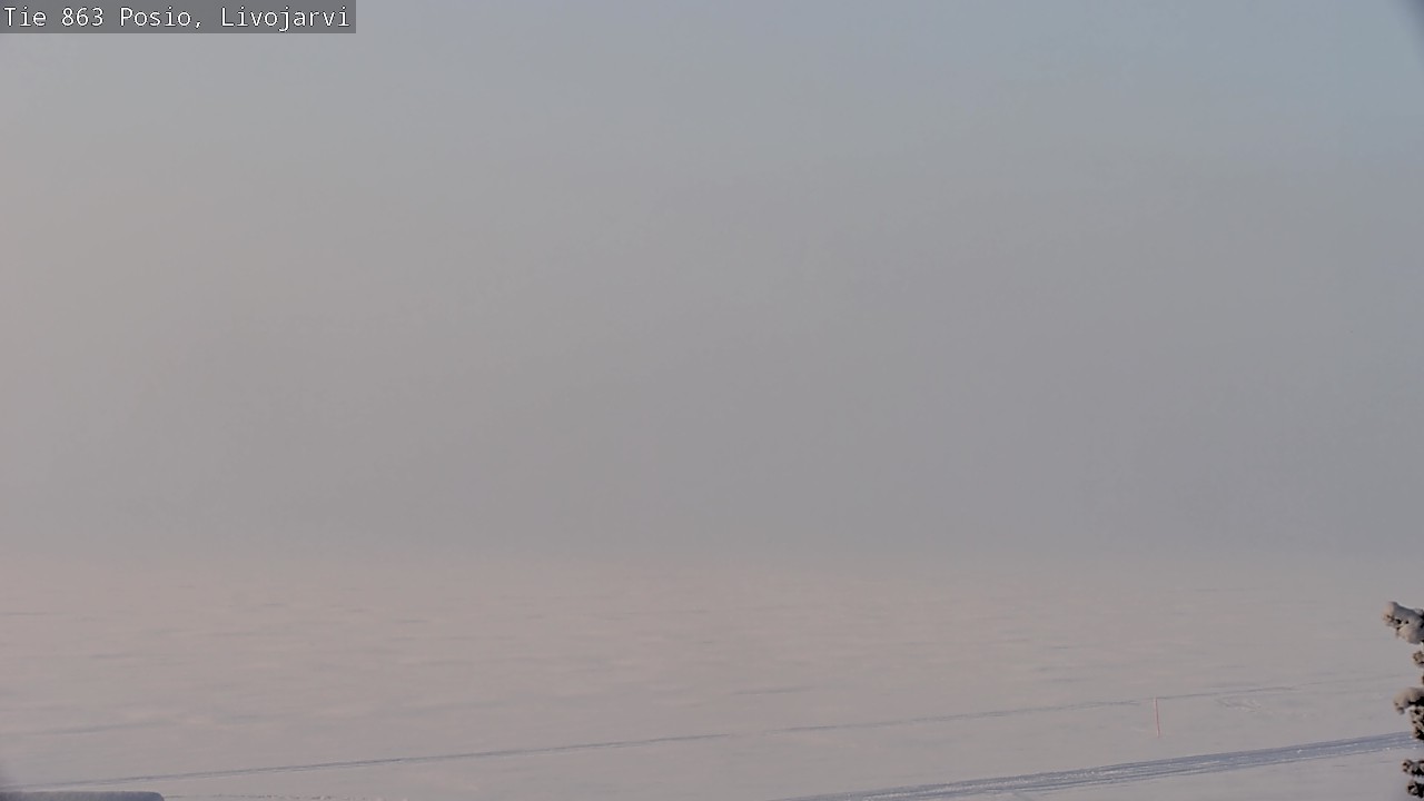 Weather Camera Image Road 863 Livojärvi, Posio, Lappi