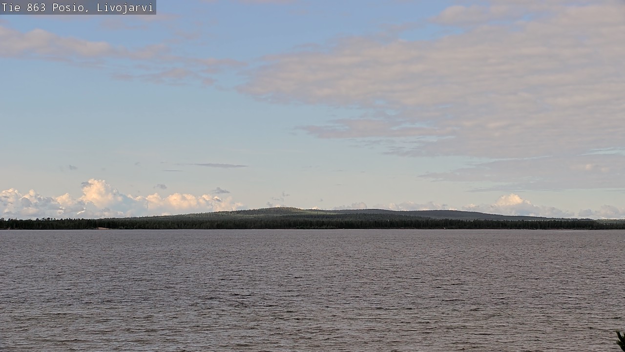 Weather Camera Image Road 863 Livojärvi, Posio, Lappi