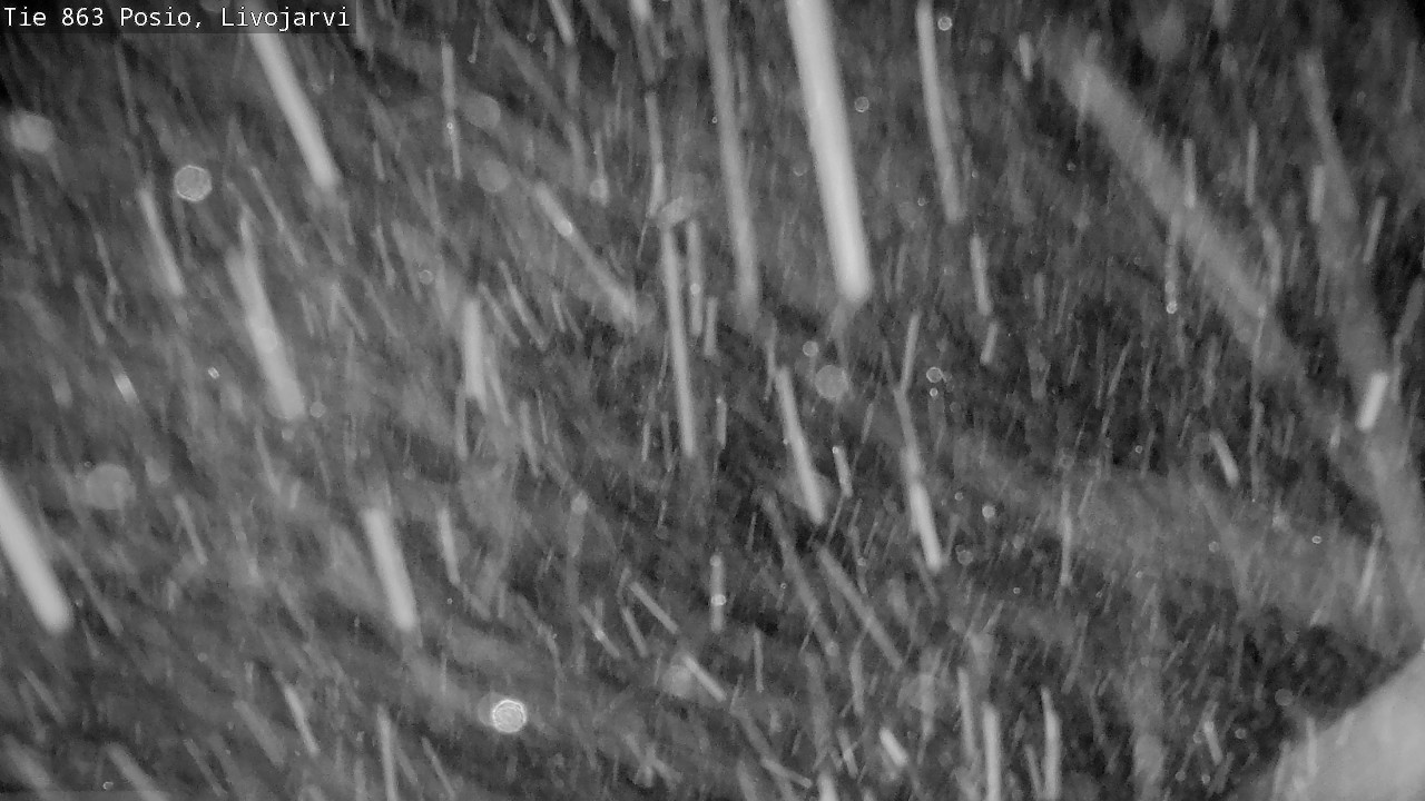 Weather Camera Image Road 863 Livojärvi, Posio, Lappi