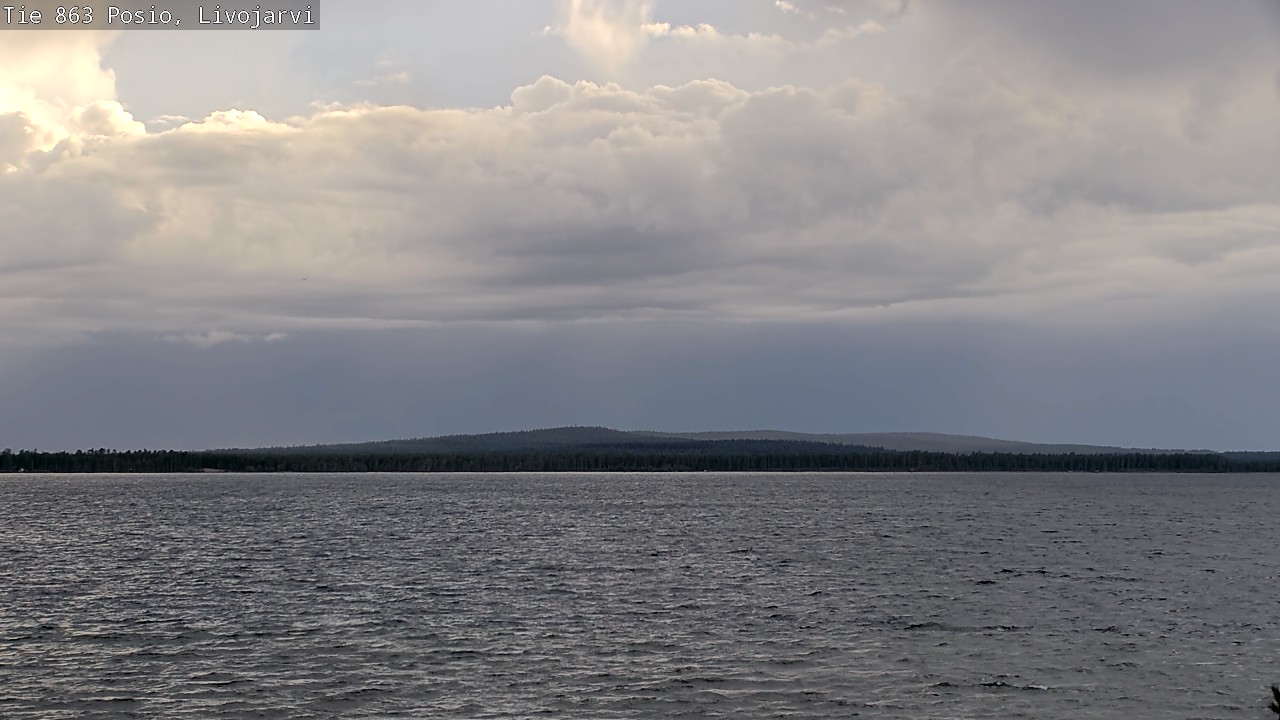 Weather Camera Image Road 863 Livojärvi, Posio, Lappi