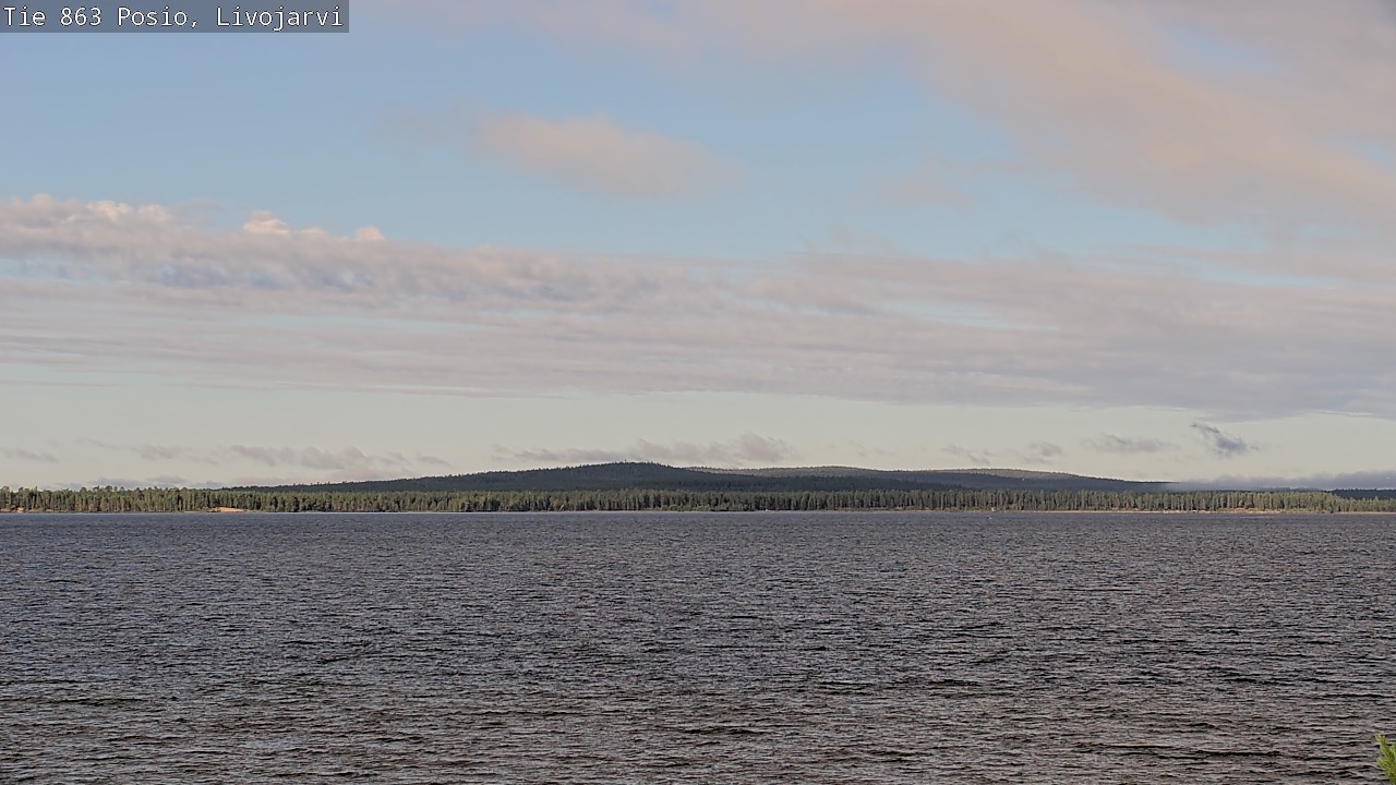 Weather Camera Image Road 863 Livojärvi, Posio, Lappi