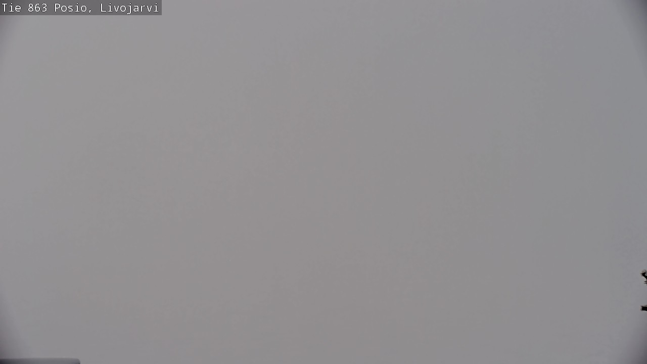 Weather Camera Image Väg 863 Livojärvi, Posio, Lappi