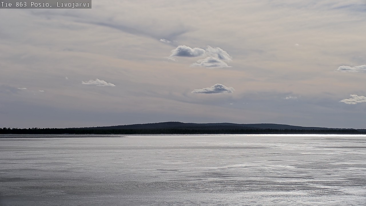 Kelikamerat Kuva Tie 863 Livojärvi, Posio, Lappi