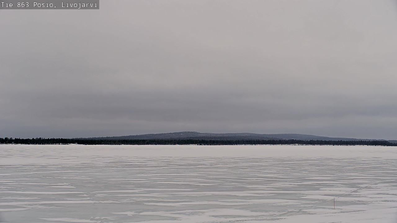 Weather Camera Image Road 863 Livojärvi, Posio, Lappi