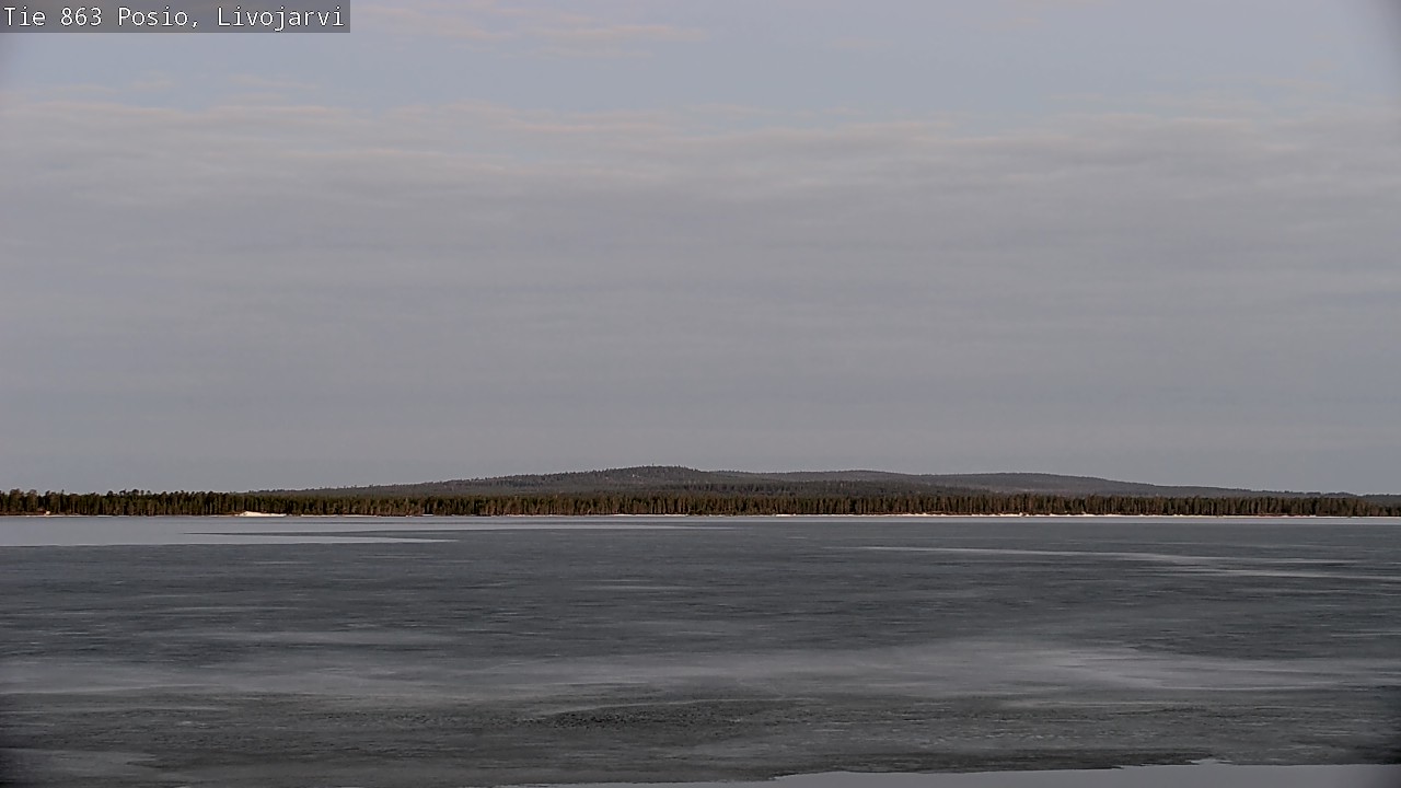 Weather Camera Image Road 863 Livojärvi, Posio, Lappi