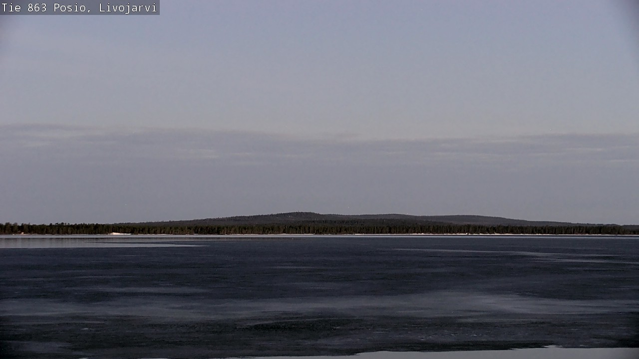 Weather Camera Image Road 863 Livojärvi, Posio, Lappi
