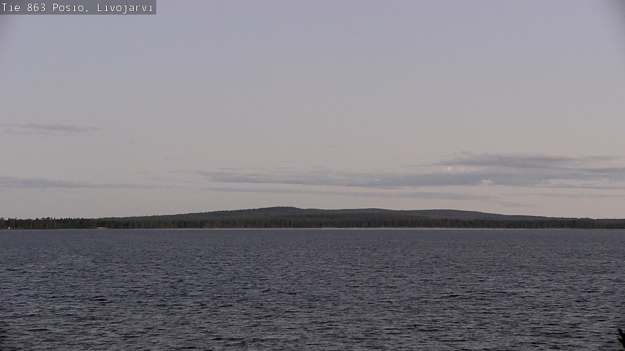 Weather Camera Image Road 863 Livojärvi, Posio, Lappi