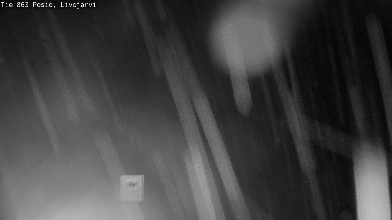 Weather Camera Image Väg 863 Livojärvi, Posio, Lappi