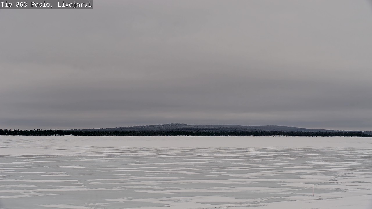 Weather Camera Image Road 863 Livojärvi, Posio, Lappi