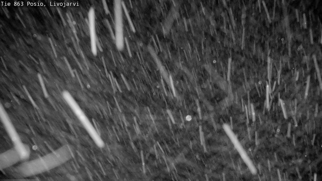 Weather Camera Image Road 863 Livojärvi, Posio, Lappi