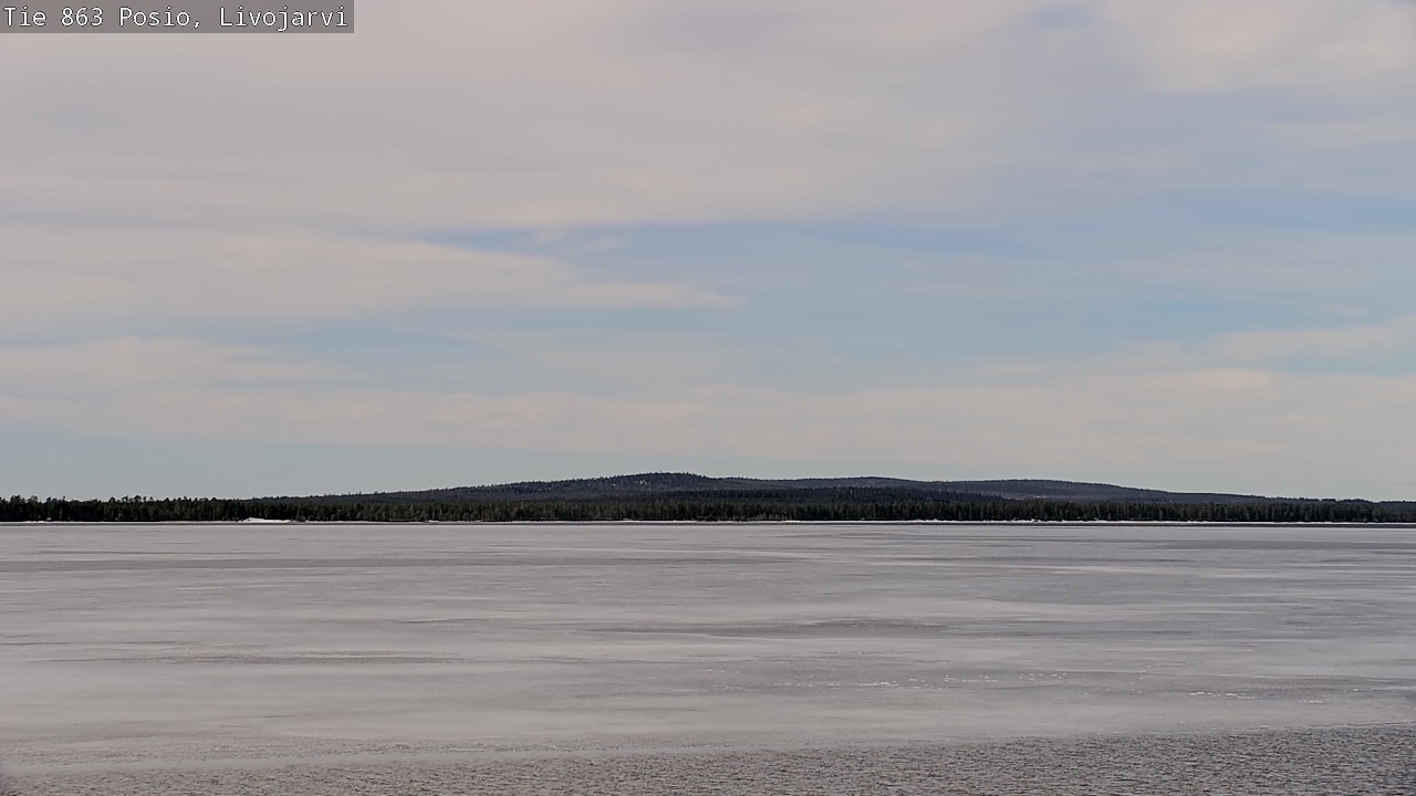 Kelikamerat Kuva Tie 863 Livojärvi, Posio, Lappi