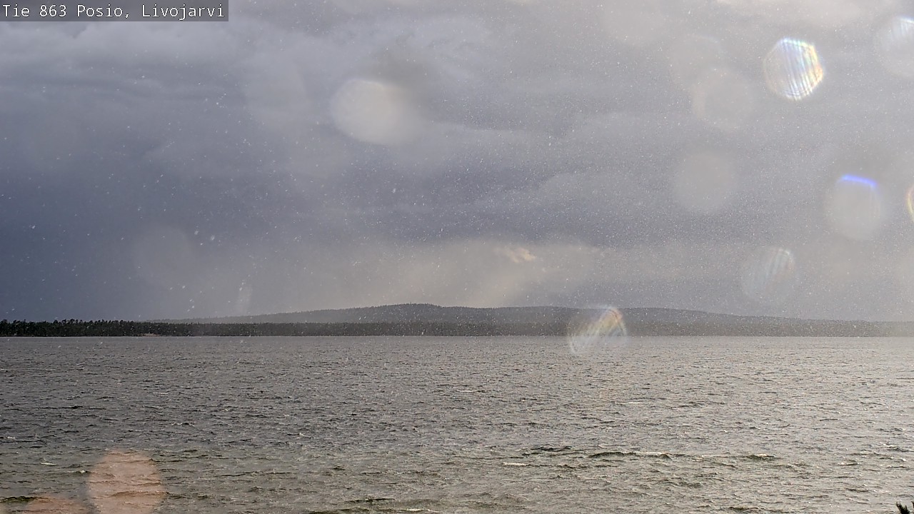 Weather Camera Image Road 863 Livojärvi, Posio, Lappi