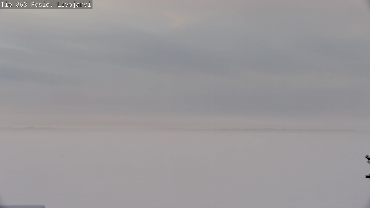 Weather Camera Image Väg 863 Livojärvi, Posio, Lappi