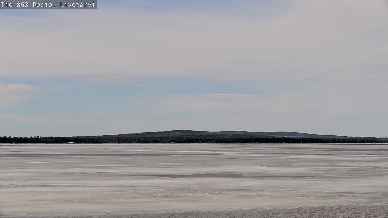Kelikamerat Kuva Tie 863 Livojärvi, Posio, Lappi