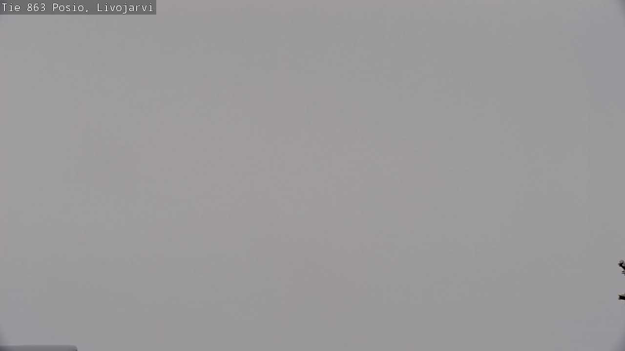 Weather Camera Image Väg 863 Livojärvi, Posio, Lappi