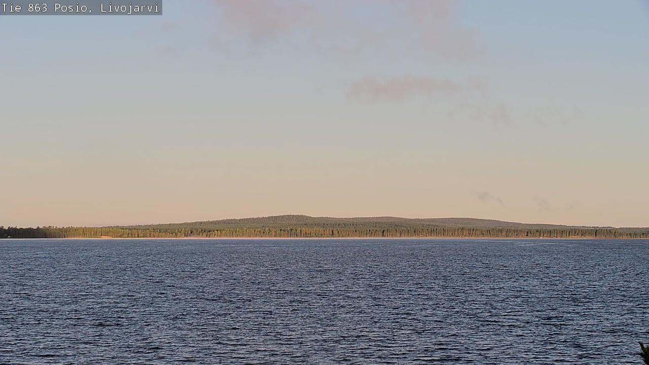 Weather Camera Image Road 863 Livojärvi, Posio, Lappi