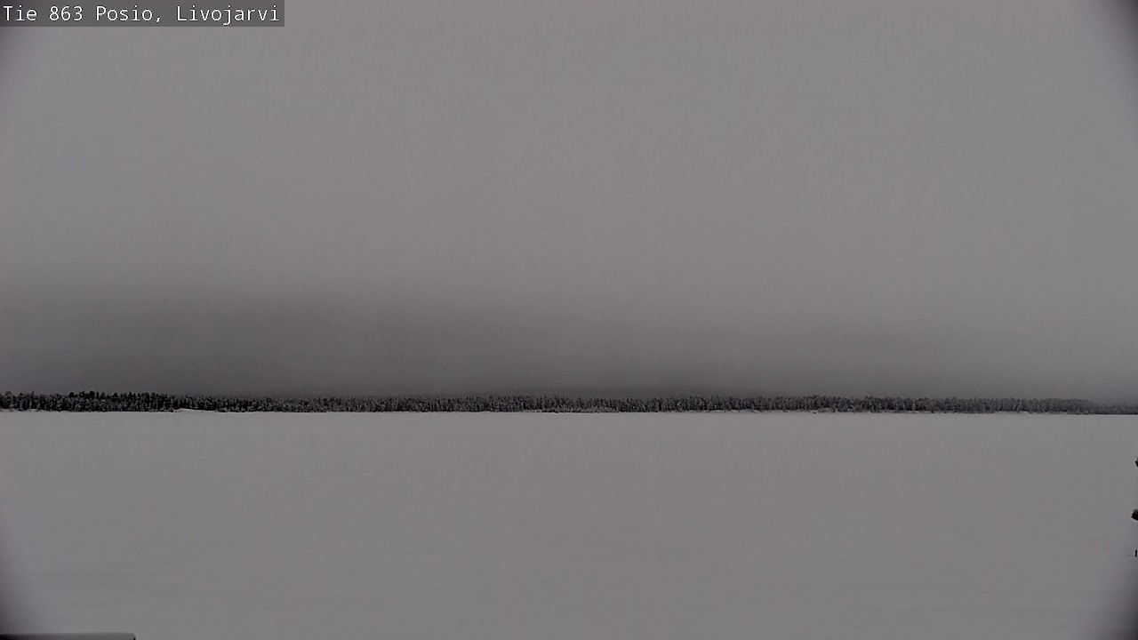 Weather Camera Image Road 863 Livojärvi, Posio, Lappi