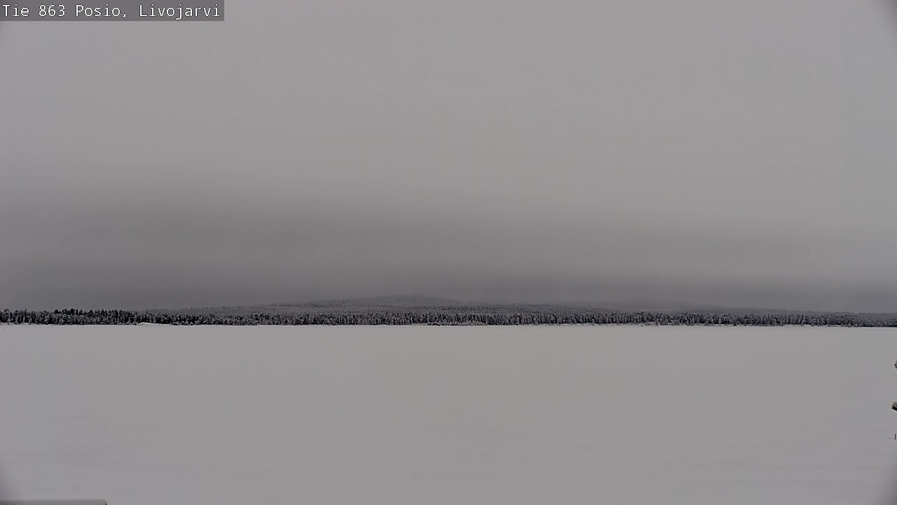 Weather Camera Image Road 863 Livojärvi, Posio, Lappi