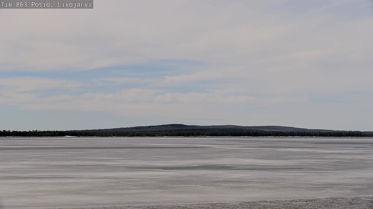 Kelikamerat Kuva Tie 863 Livojärvi, Posio, Lappi