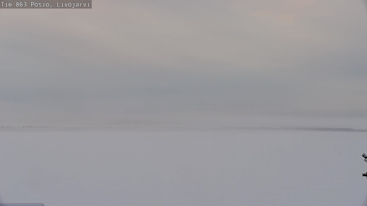 Weather Camera Image Väg 863 Livojärvi, Posio, Lappi