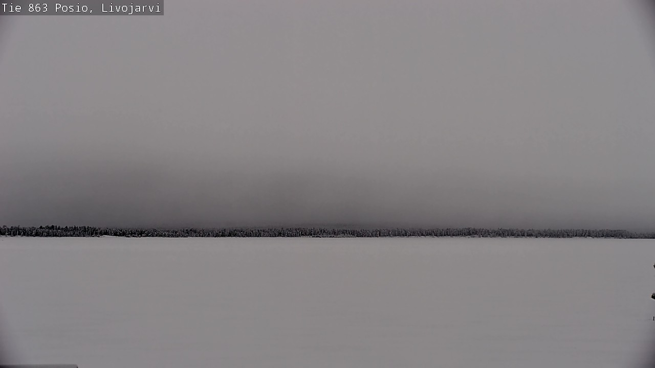 Weather Camera Image Road 863 Livojärvi, Posio, Lappi