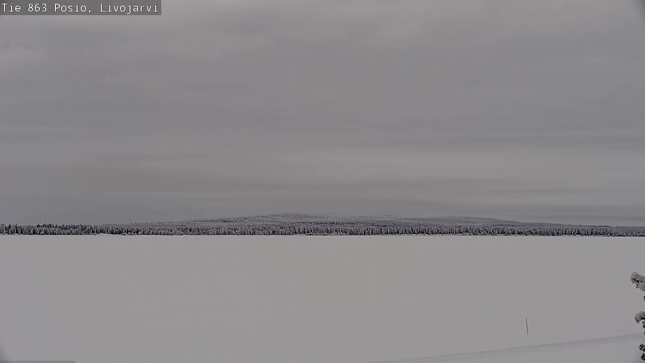 Kelikamerat Kuva Tie 863 Livojärvi, Posio, Lappi