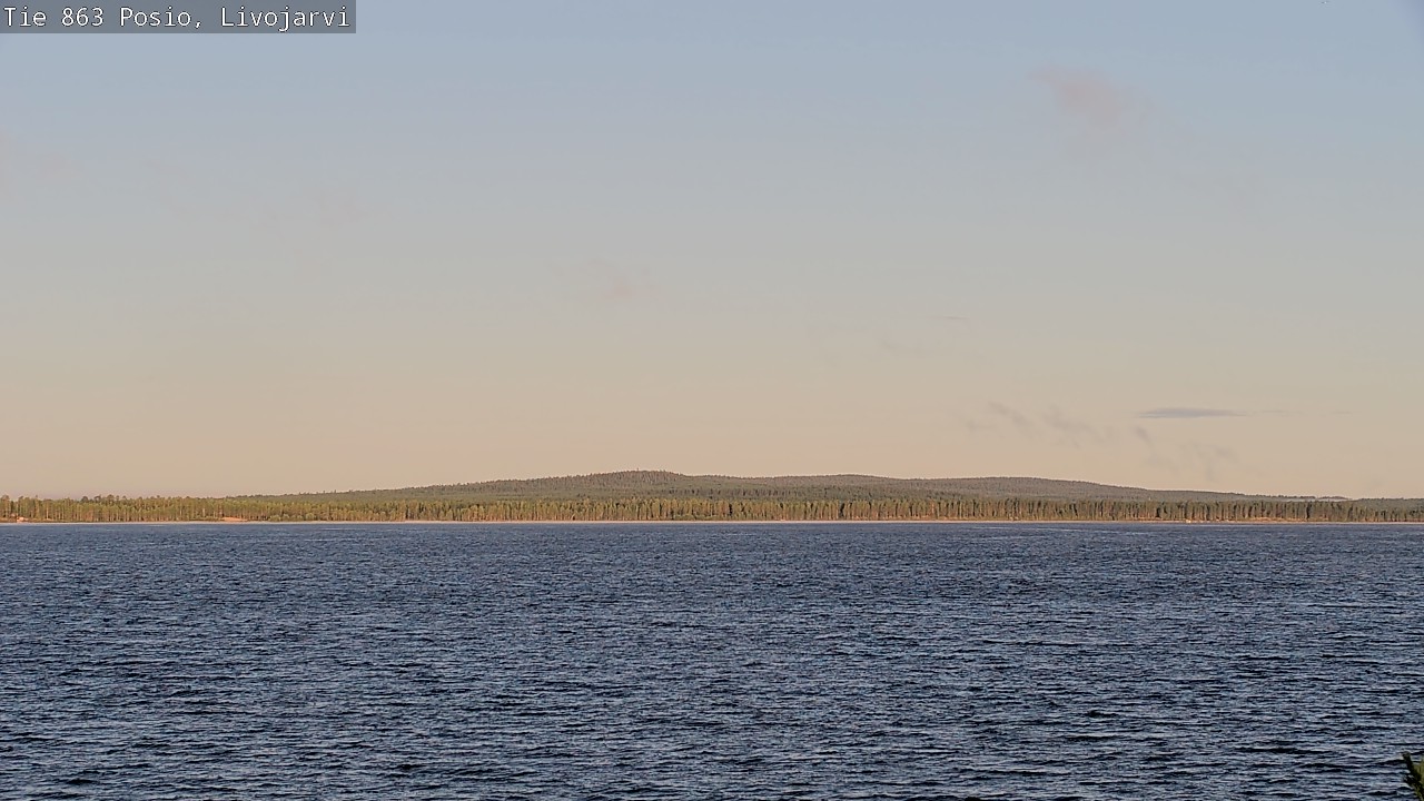 Weather Camera Image Road 863 Livojärvi, Posio, Lappi