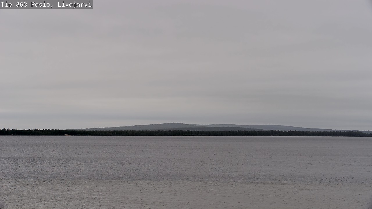 Weather Camera Image Road 863 Livojärvi, Posio, Lappi
