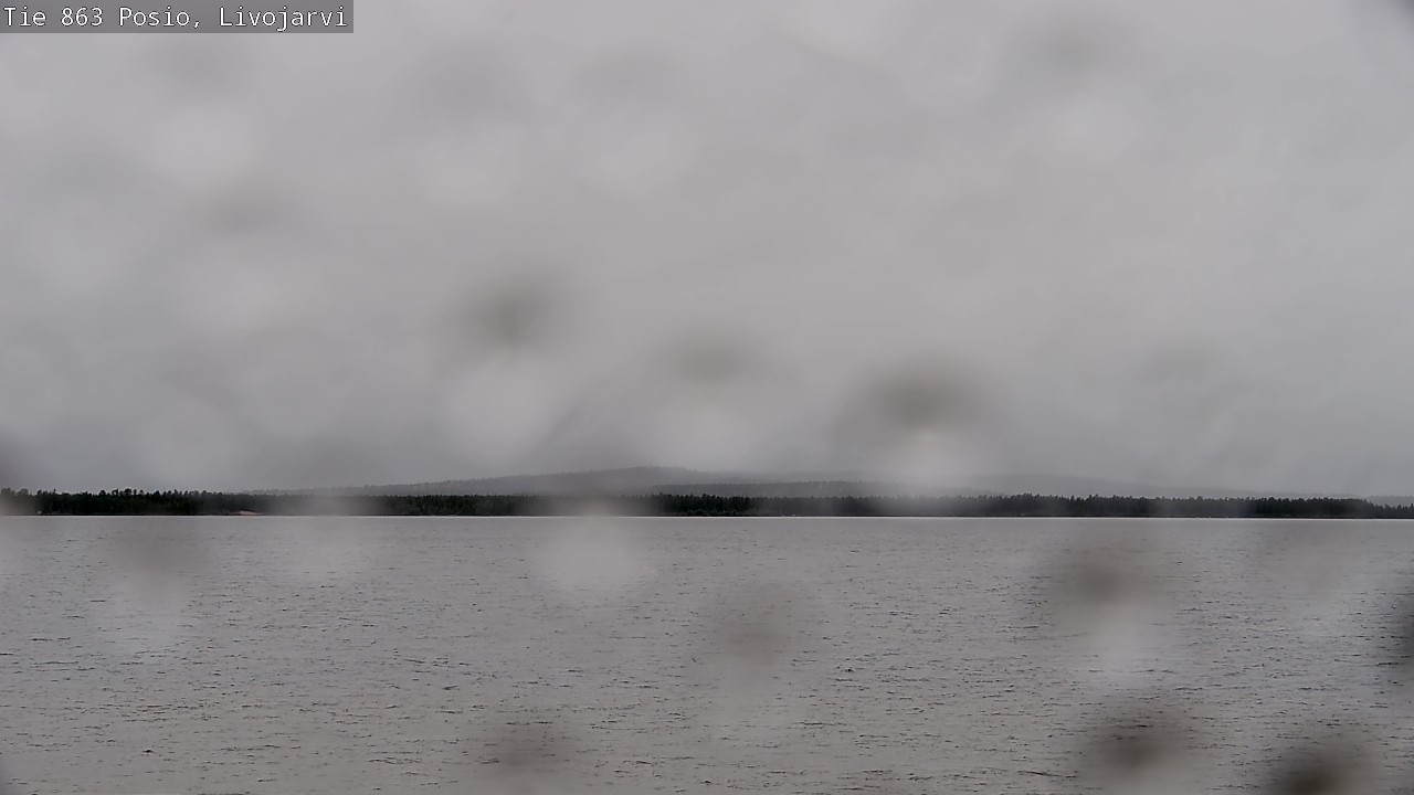 Weather Camera Image Väg 863 Livojärvi, Posio, Lappi