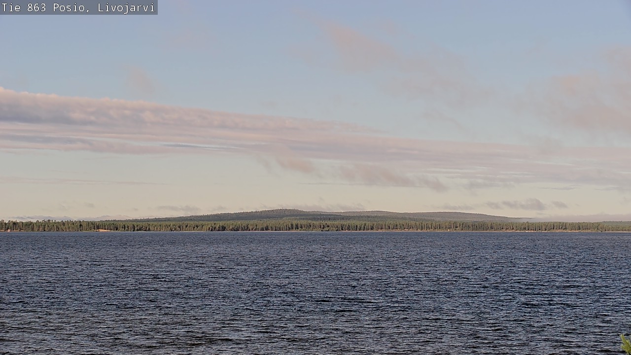 Weather Camera Image Road 863 Livojärvi, Posio, Lappi