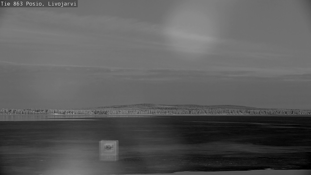 Weather Camera Image Road 863 Livojärvi, Posio, Lappi